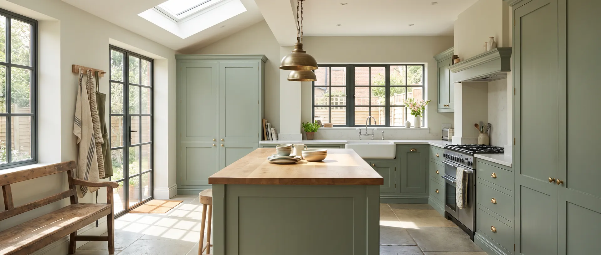 Shaker style kitchen installation