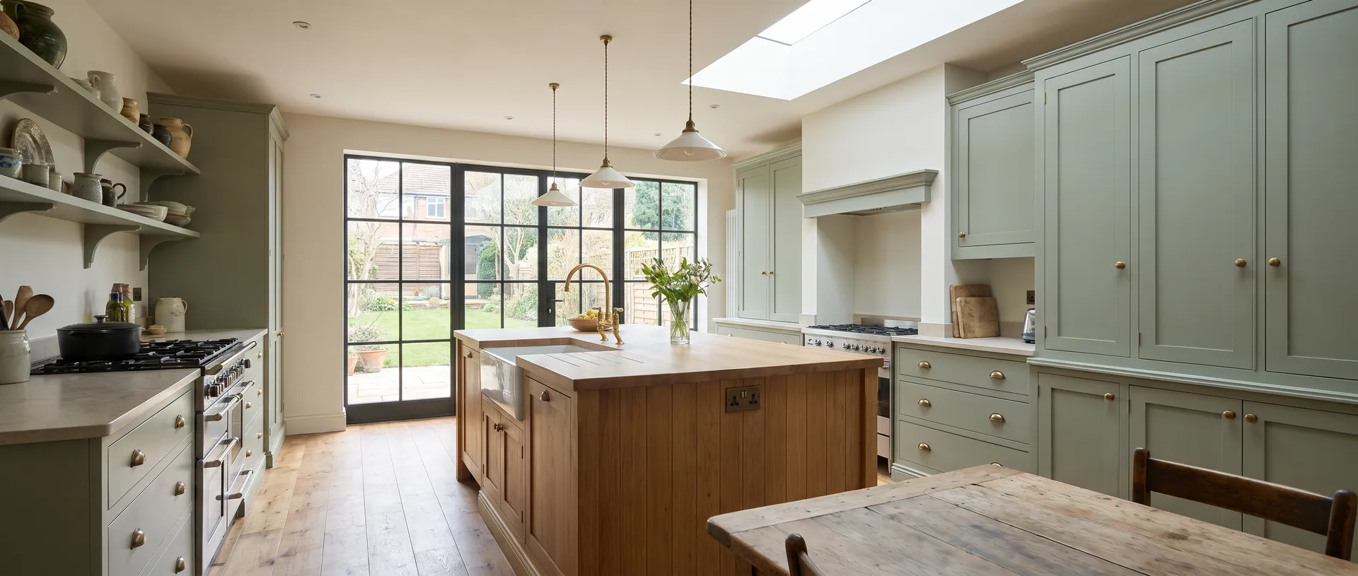 Shaker style kitchen installation