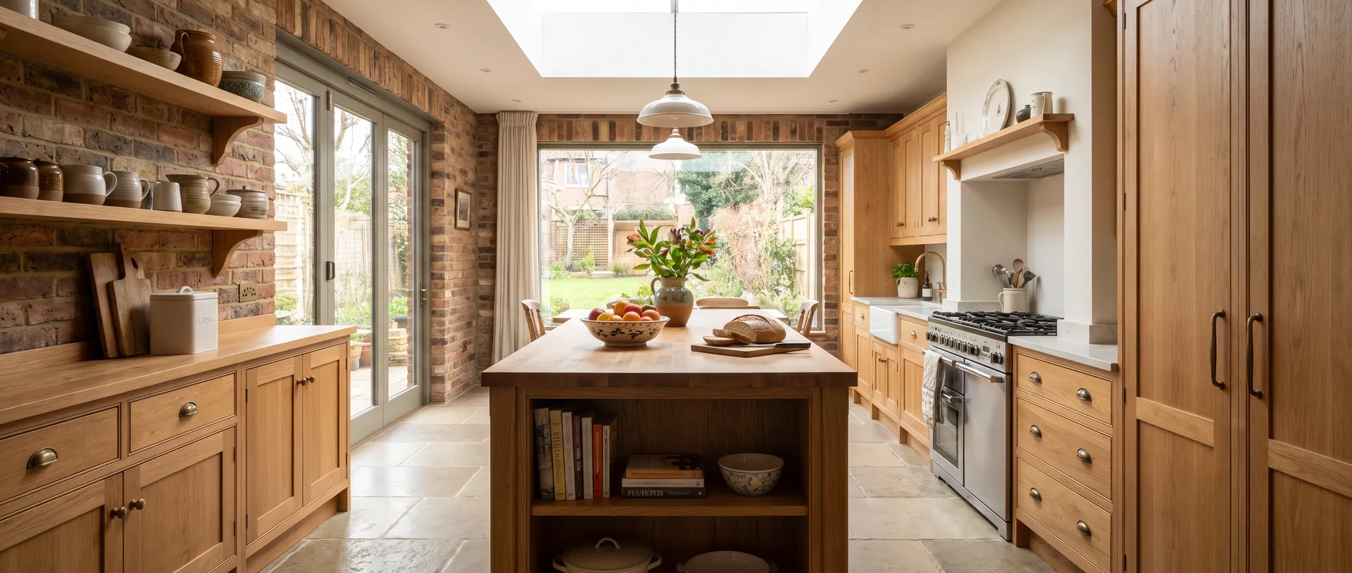 Solid Wood style kitchen installation