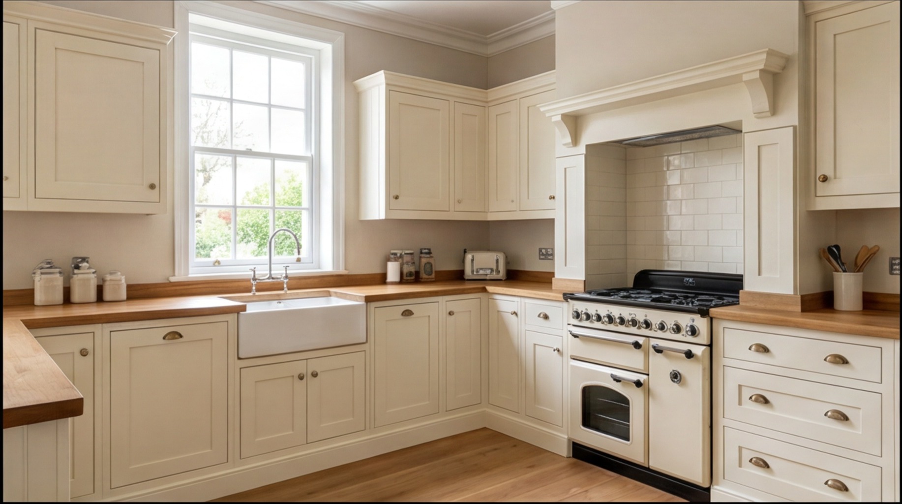 Solid Wood kitchen installation in Leamington Spa – solid wood fitted kitchens by West Midlands specialists