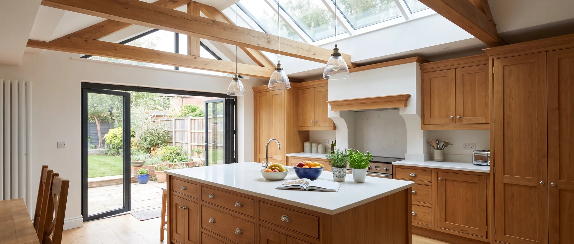 Solid Wood style kitchen installation