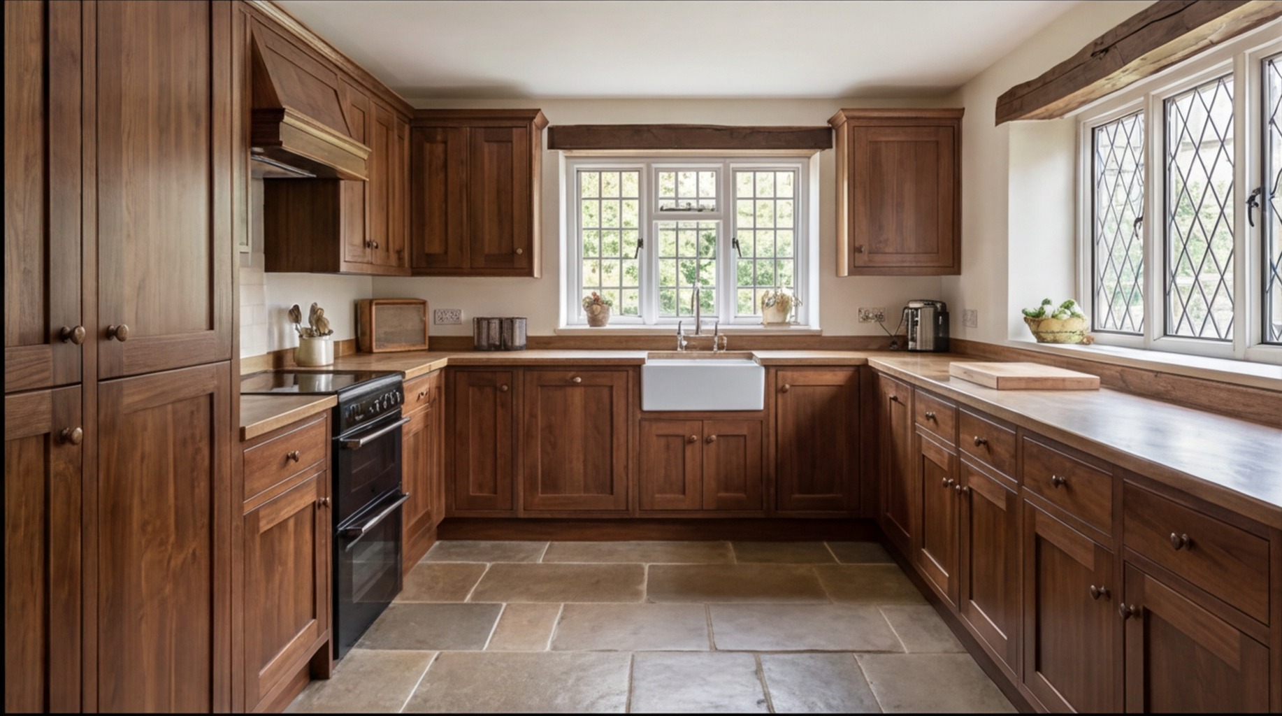 Solid Wood kitchen installation in Warwick – solid wood fitted kitchens by West Midlands specialists