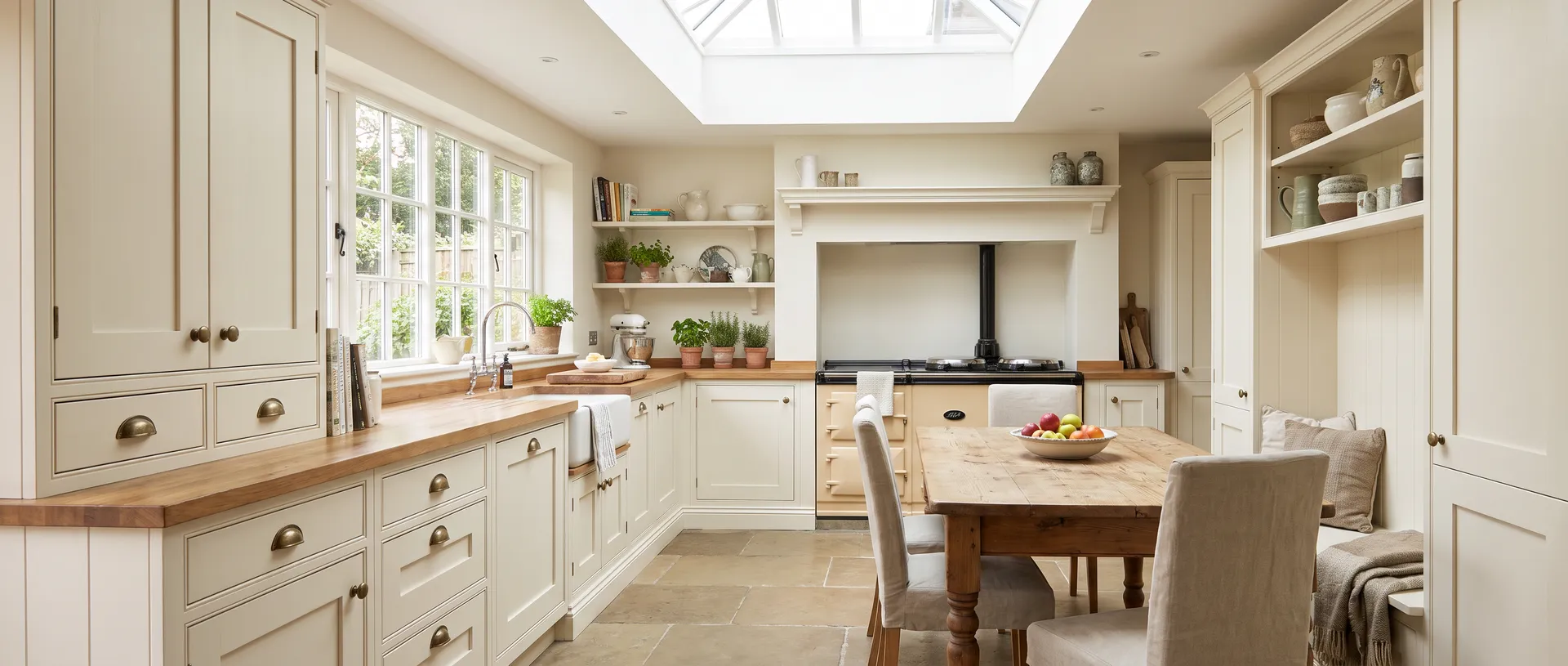 Traditional style kitchen installation