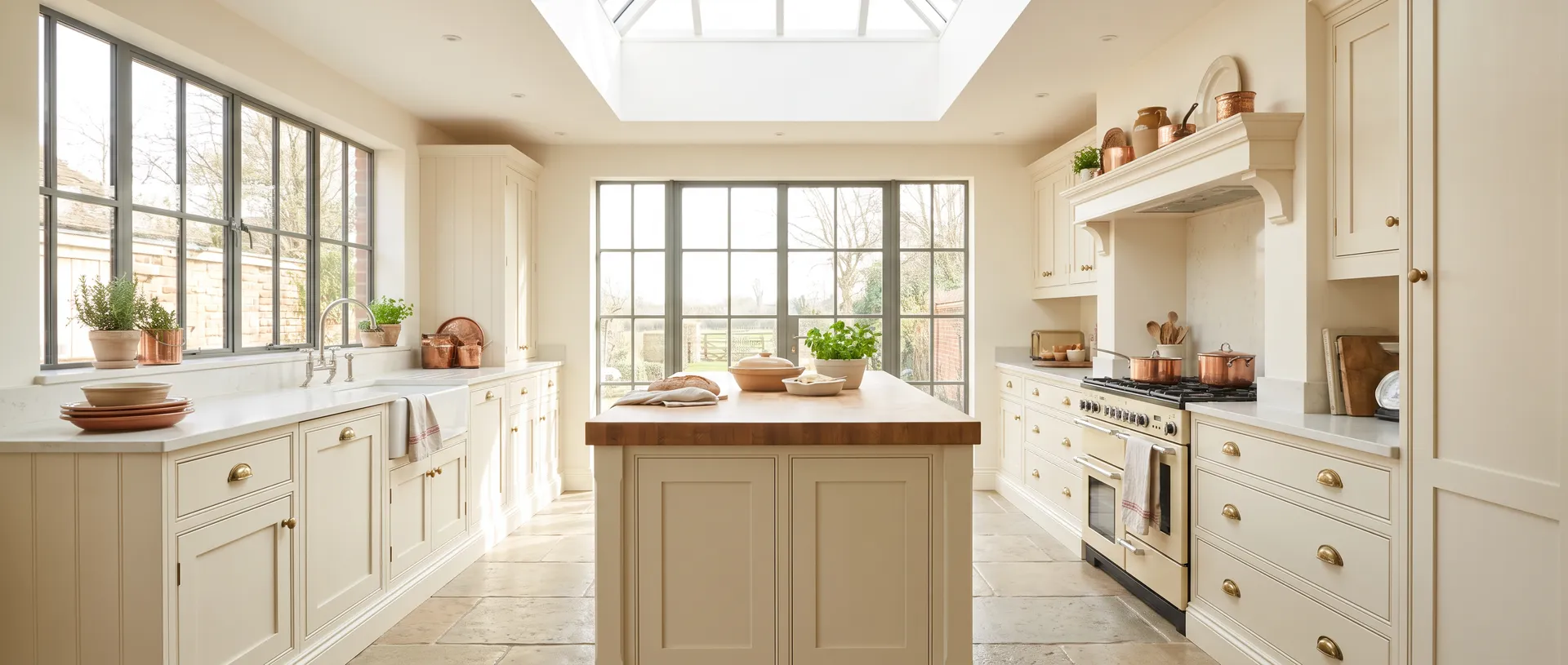Traditional style kitchen installation
