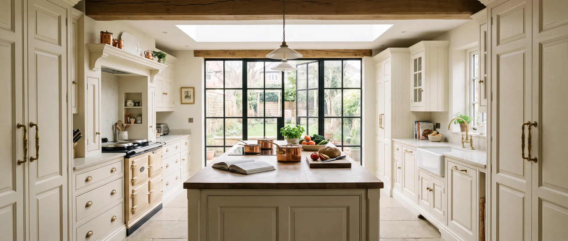 Traditional style kitchen installation
