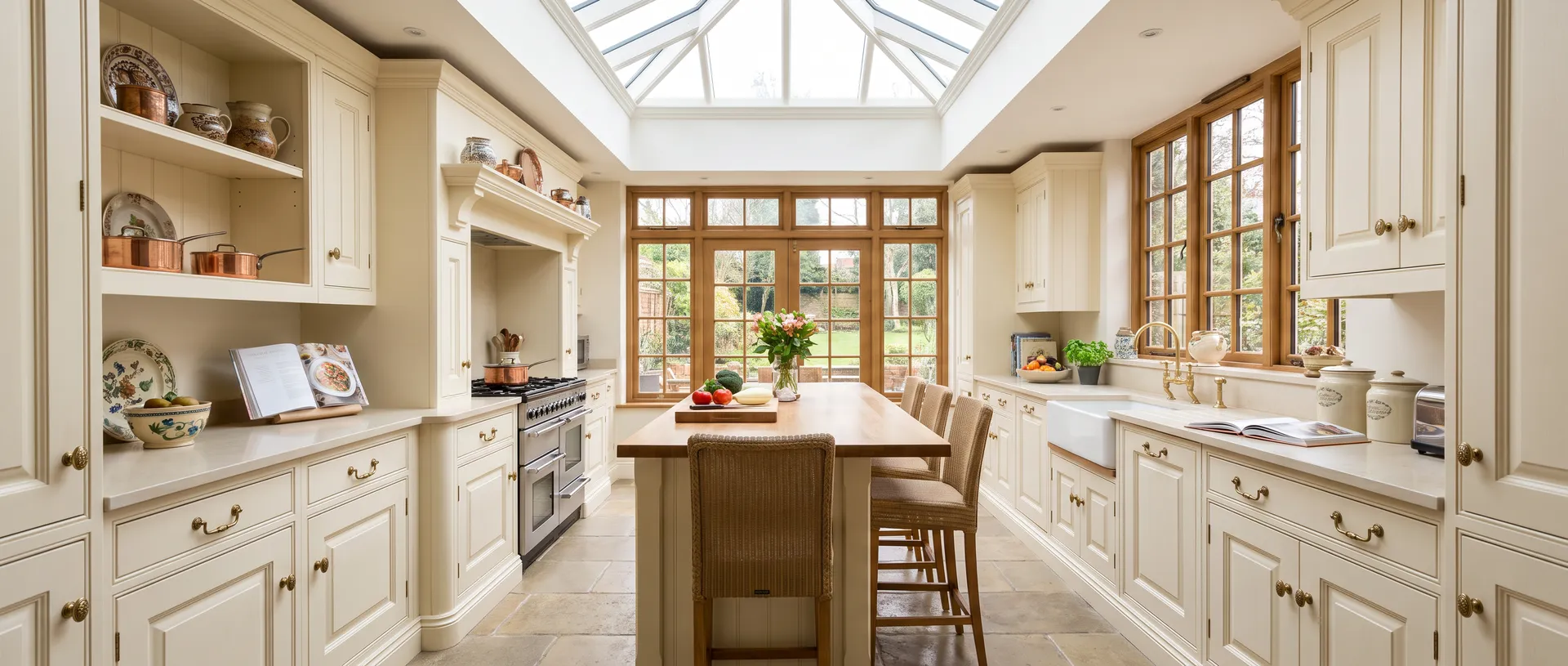 Traditional style kitchen installation