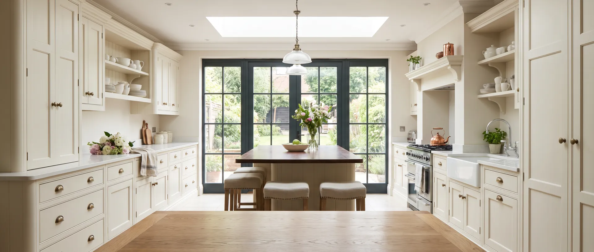 Traditional style kitchen installation