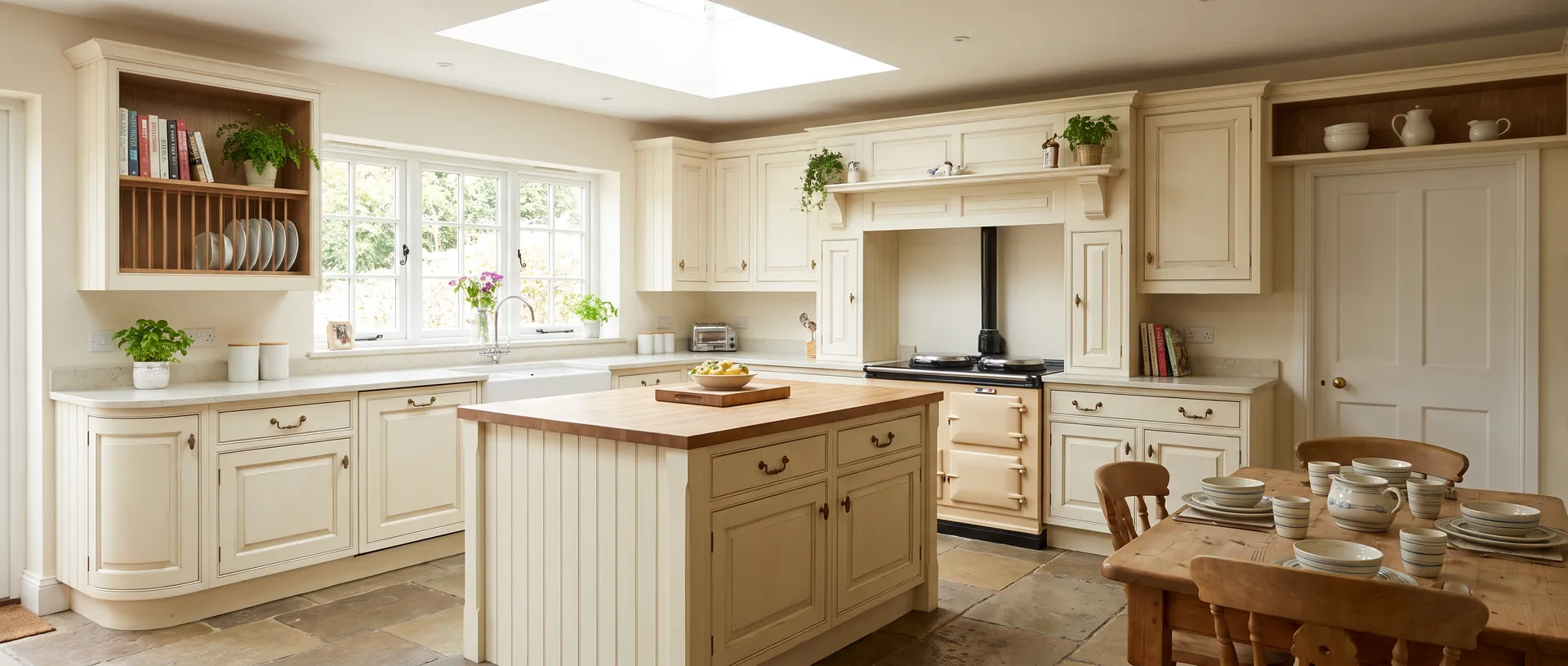 Traditional style kitchen installation