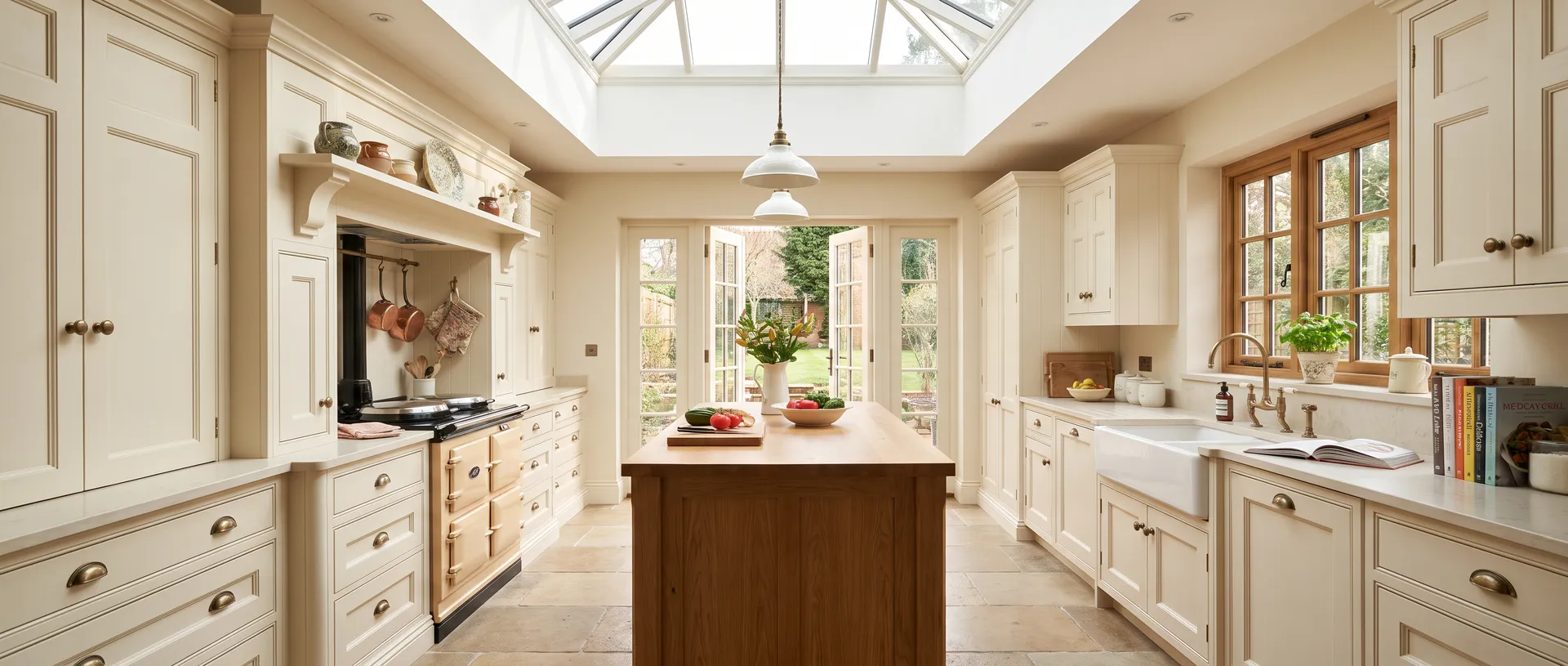 Traditional style kitchen installation