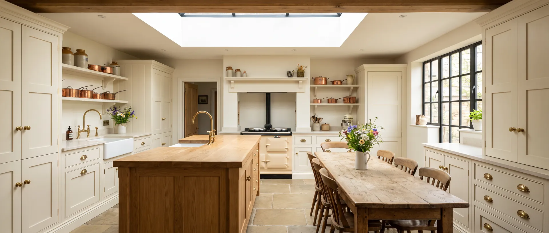 Traditional style kitchen installation