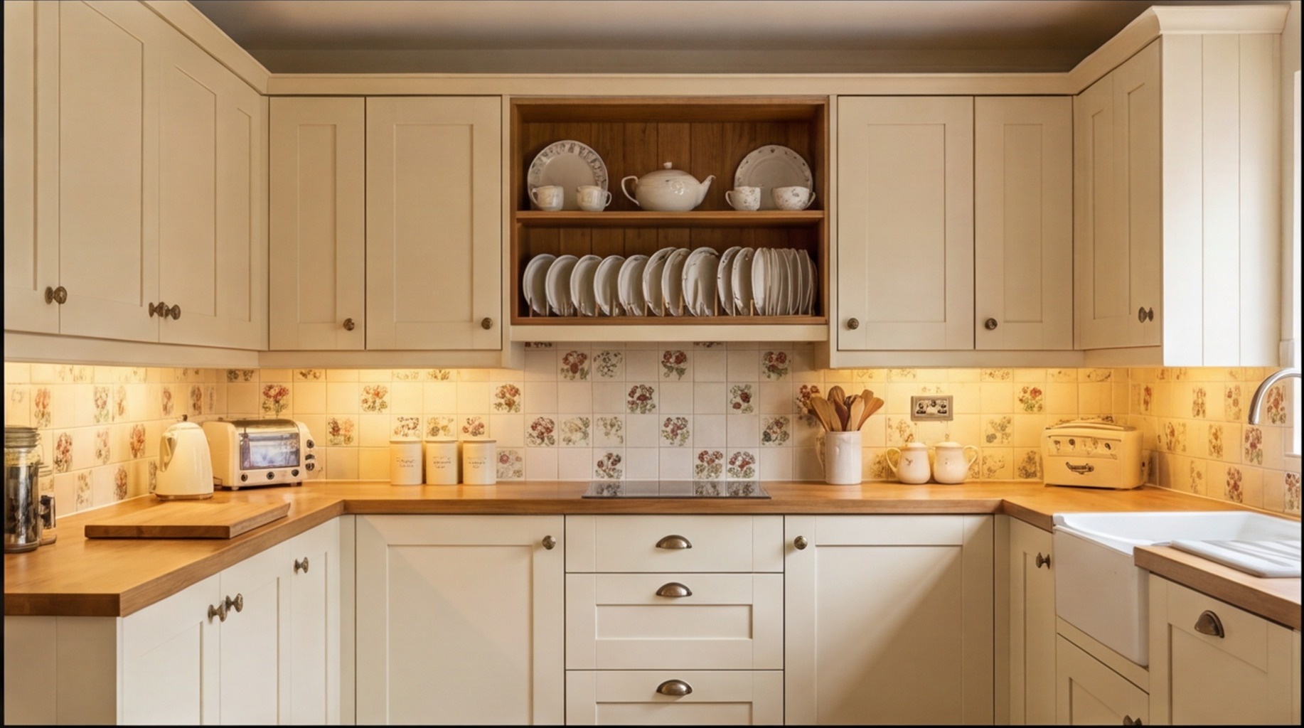 Traditional kitchen installation in Nuneaton – traditional fitted kitchens by West Midlands specialists