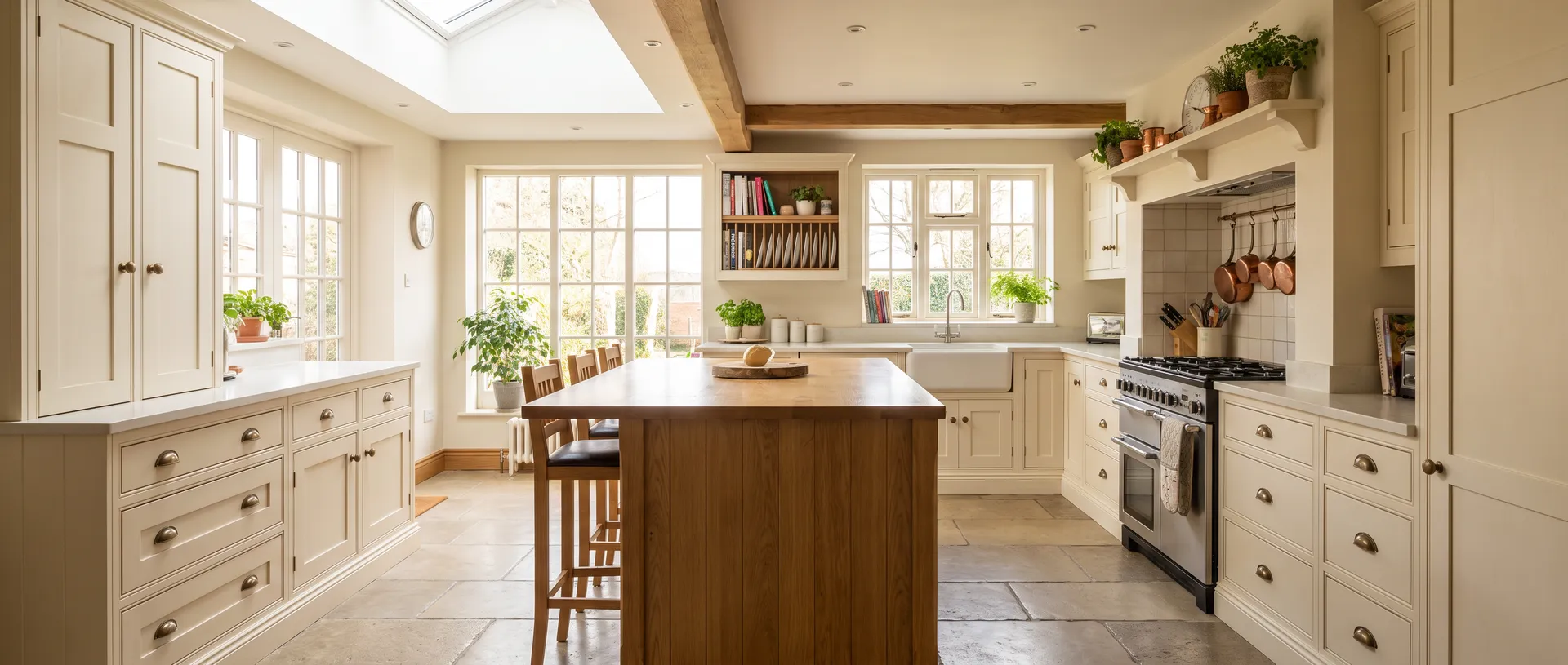 Traditional style kitchen installation