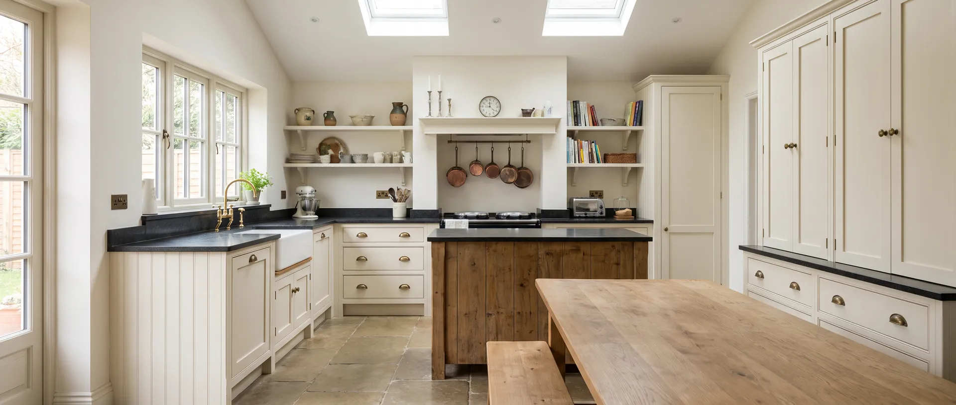 Traditional style kitchen installation