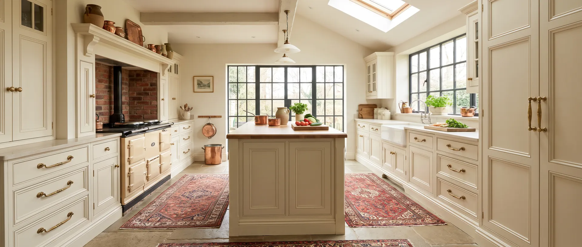Traditional style kitchen installation