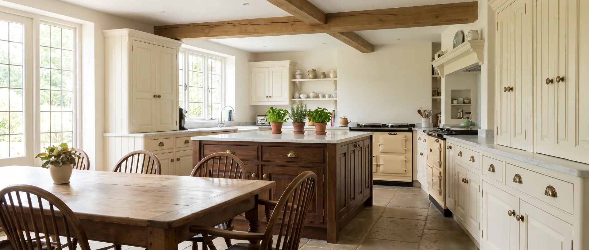 Traditional style kitchen installation