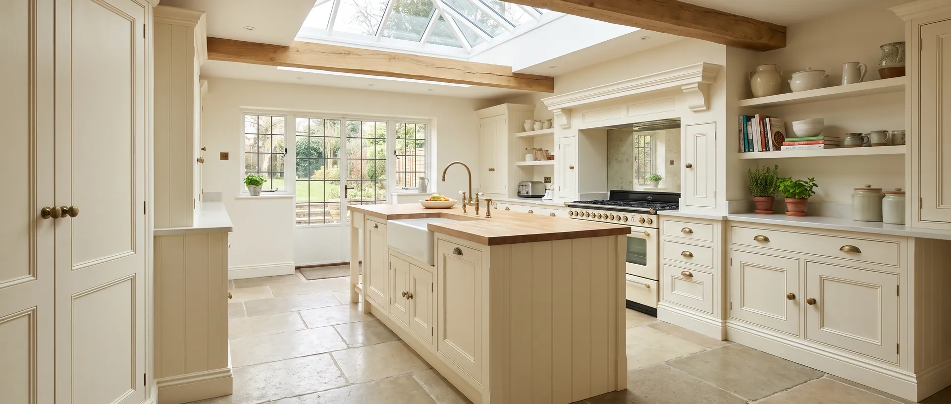 Traditional style kitchen installation