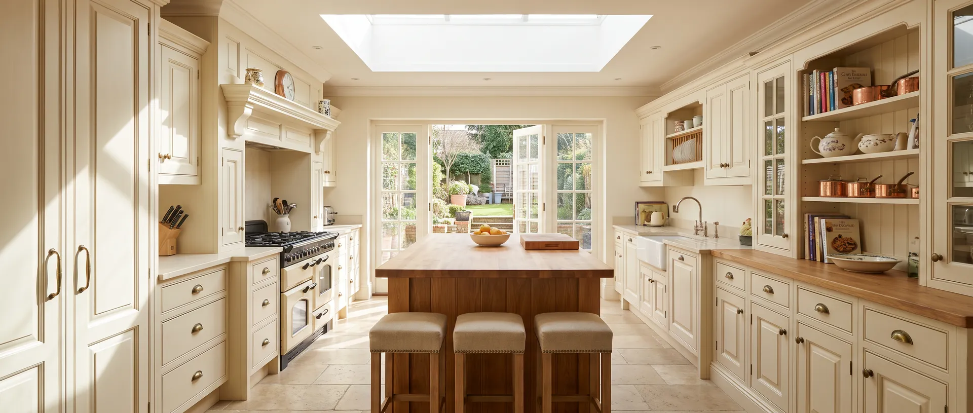 Traditional style kitchen installation