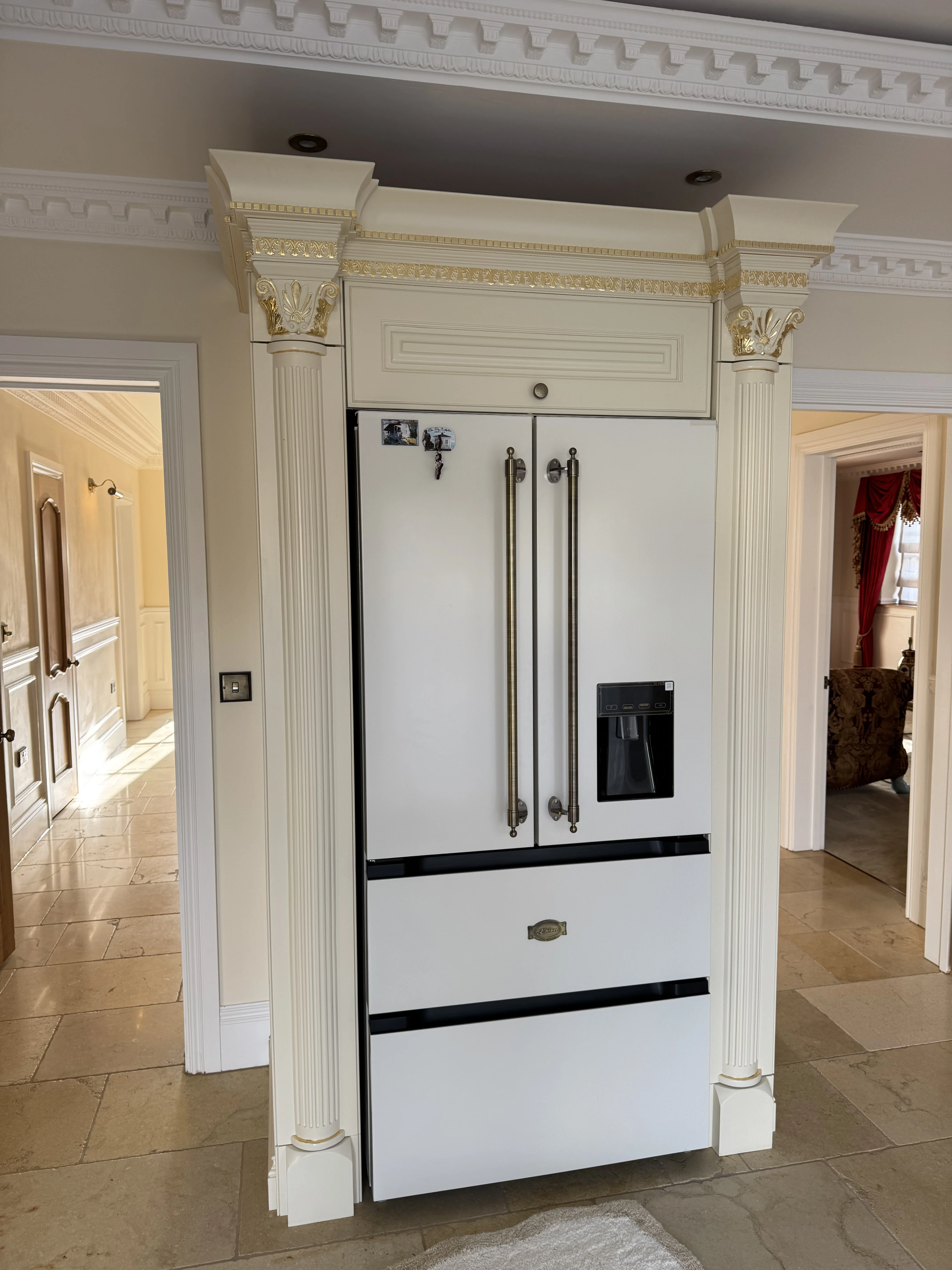 Howdens Greenwich Shaker doors hung and aligned