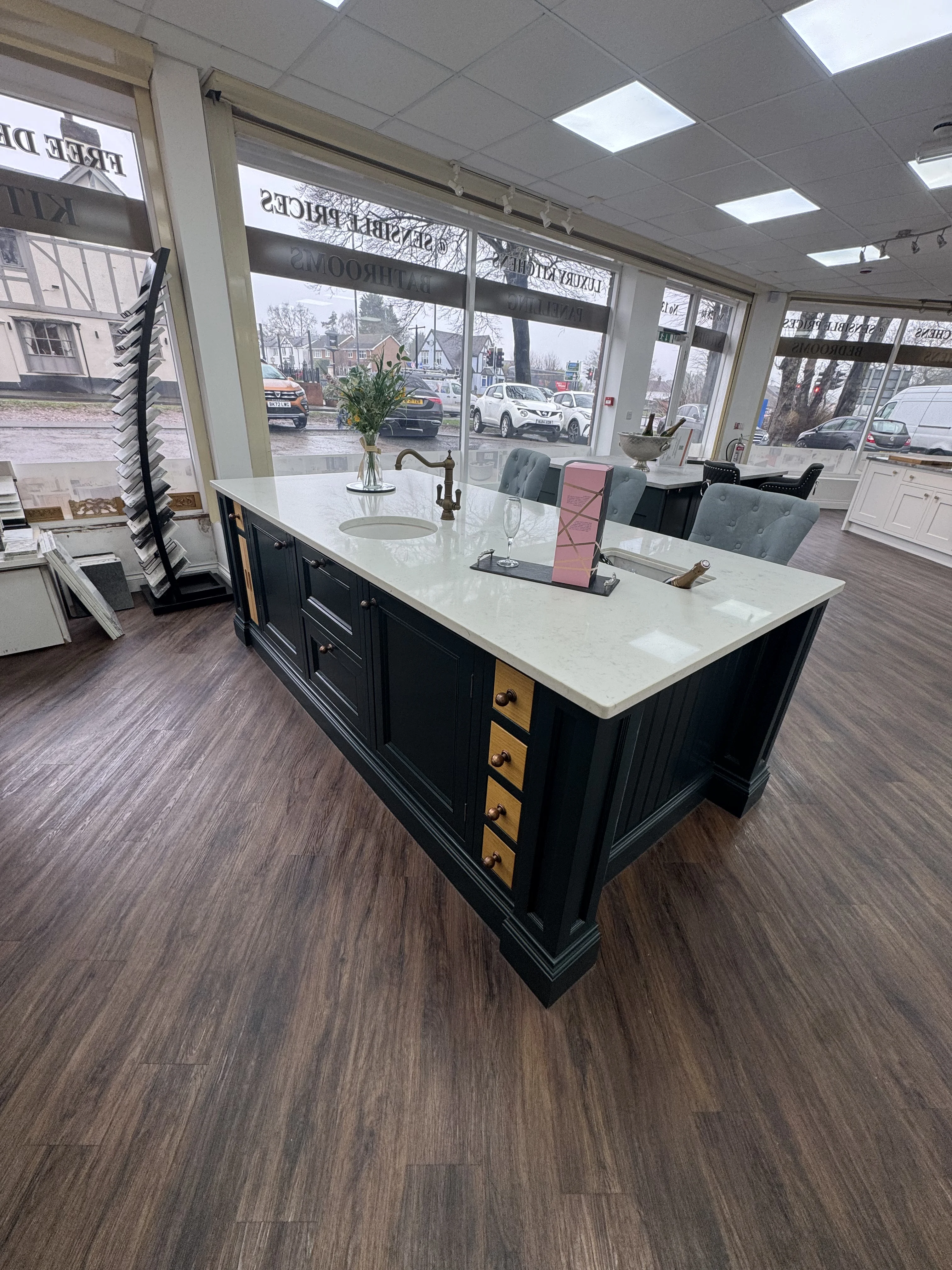 Quartz worktop coordination stage, Howdens Earlsdon