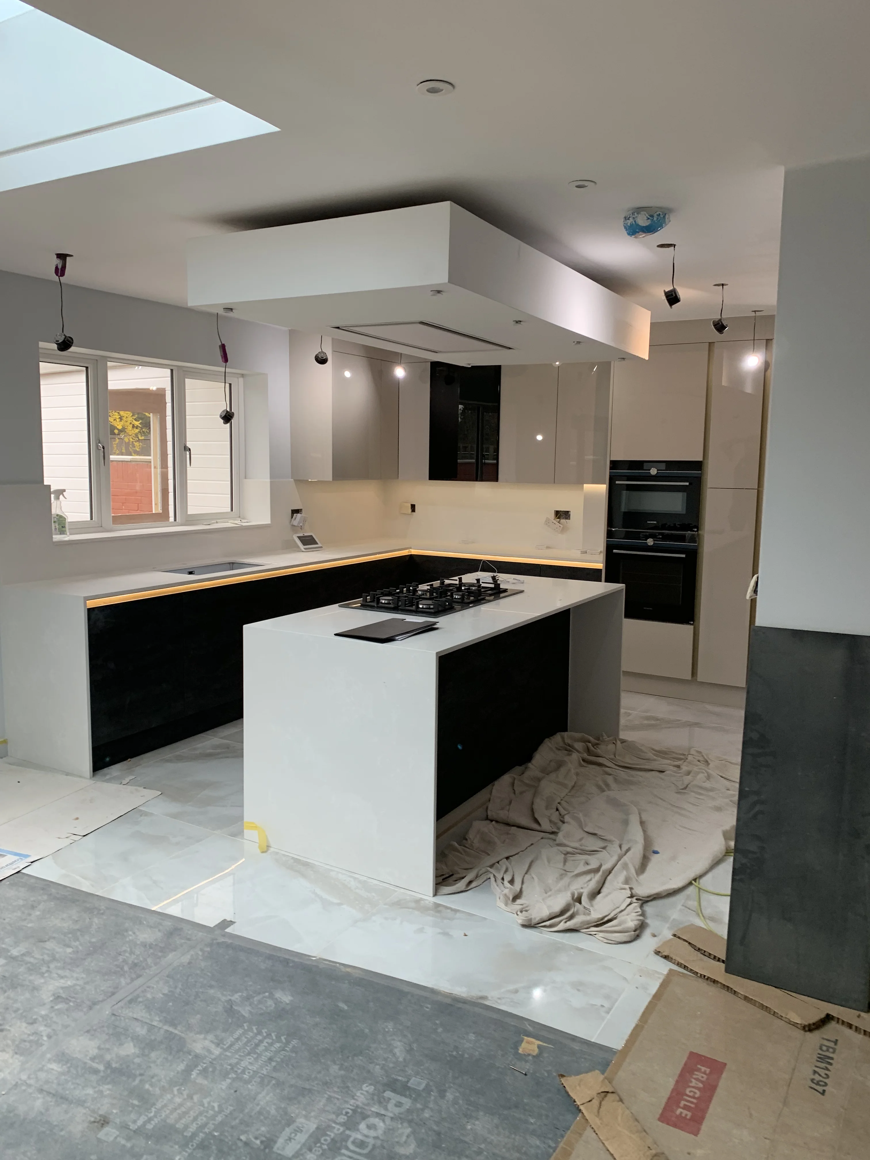 IKEA kitchen in Victorian terrace, Leamington Spa