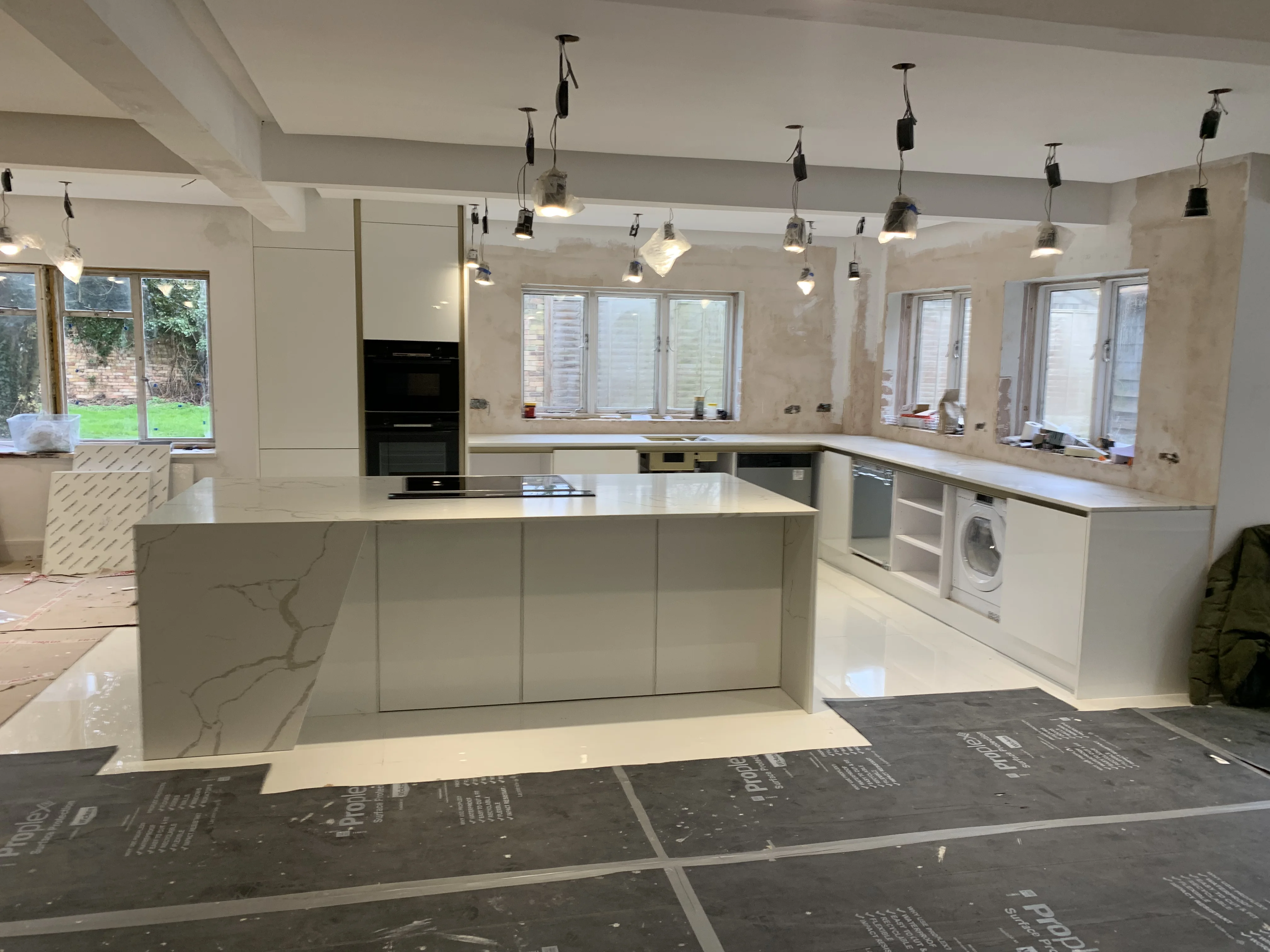 IKEA METOD base units installed, Leamington Spa
