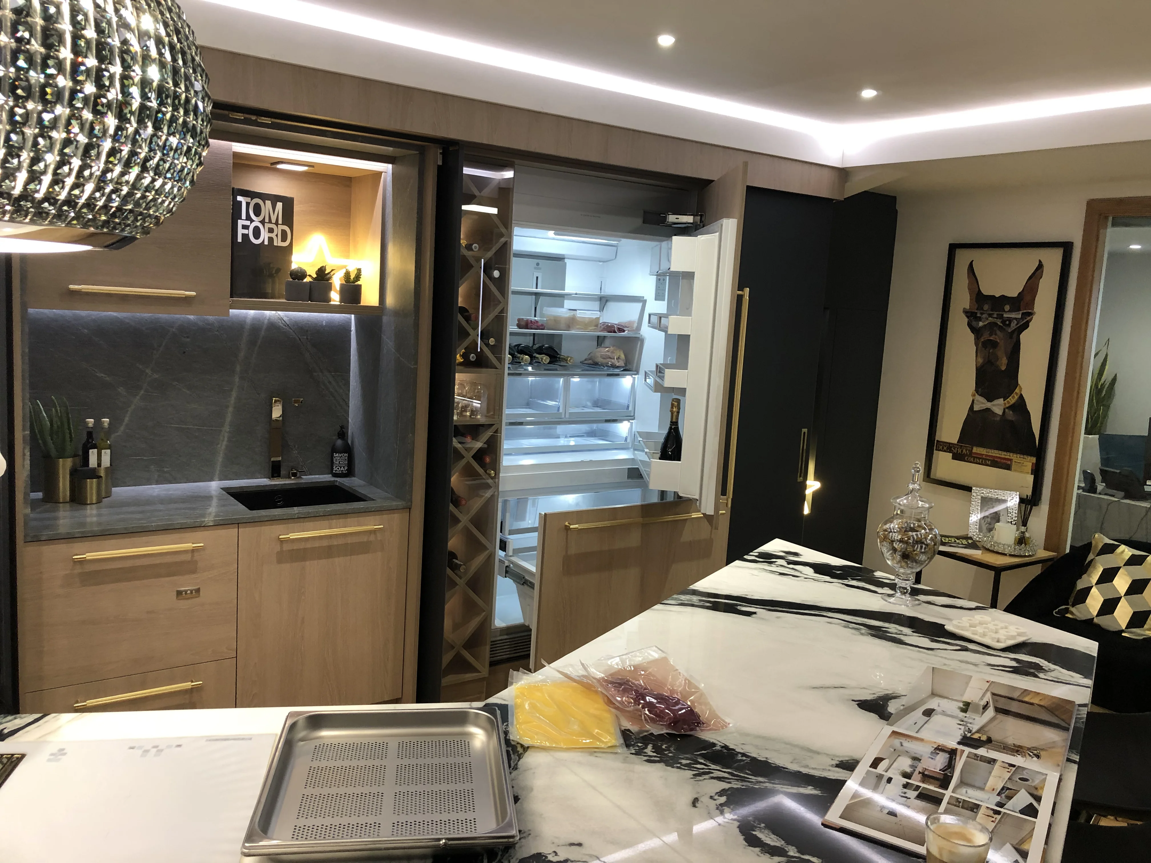 Magnet Belgravia painted shaker doors aligned, Solihull