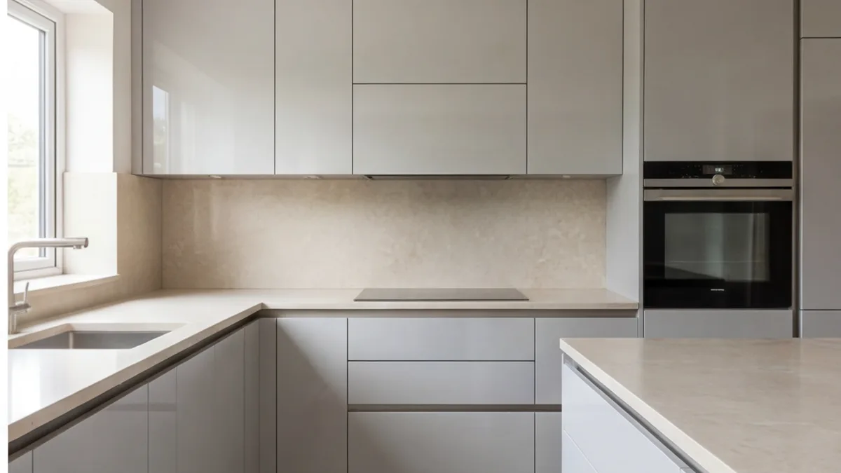 German kitchen in a Binley period property
