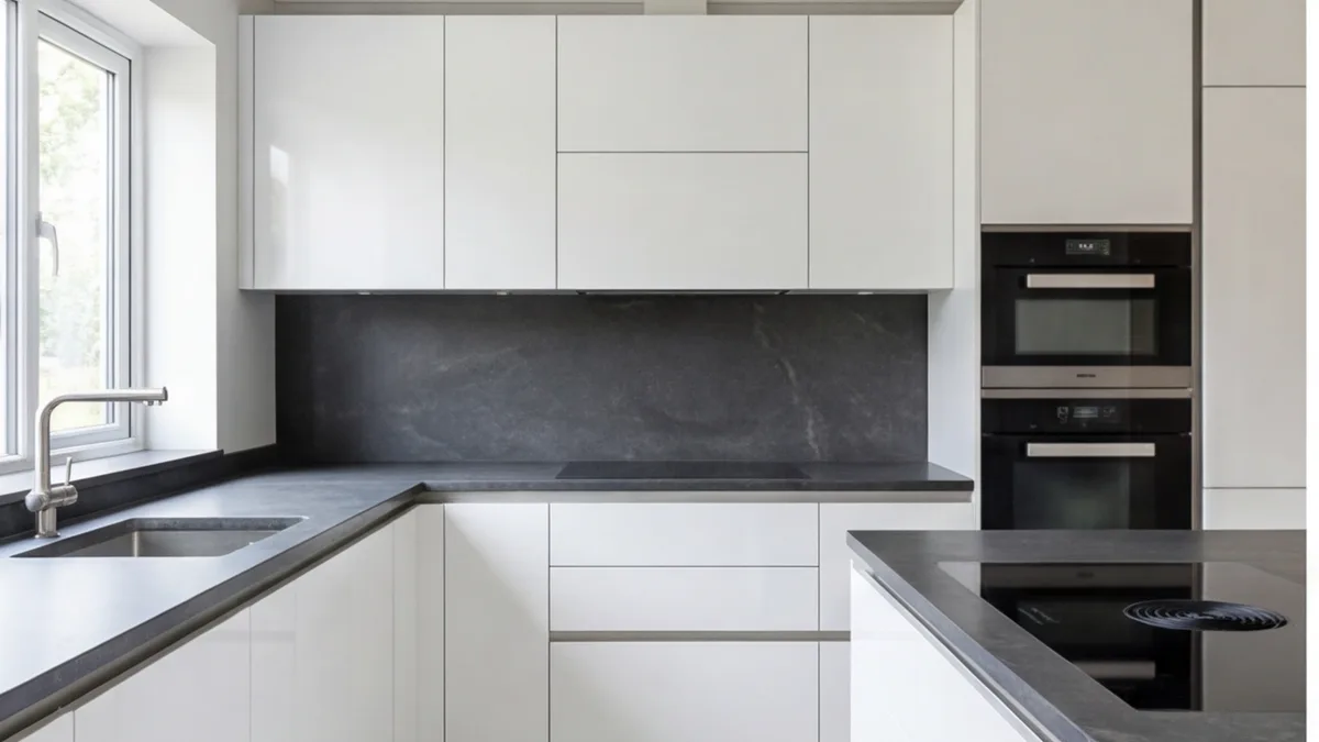 German kitchen installation in progress in Binley