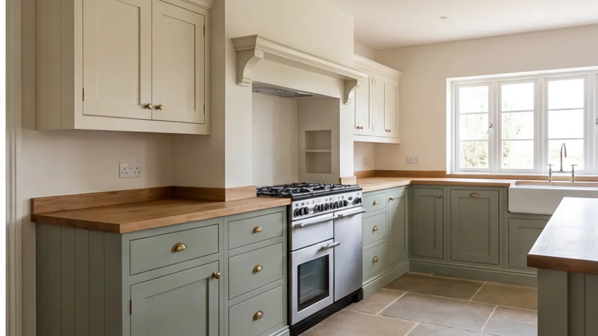 In-Frame kitchen in a Binley period property