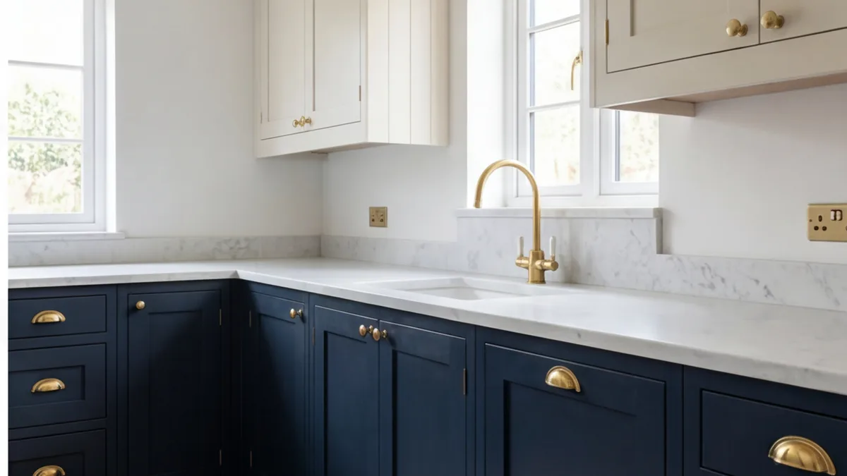 Completed Painted kitchen in Atherstone by Install My Kitchen