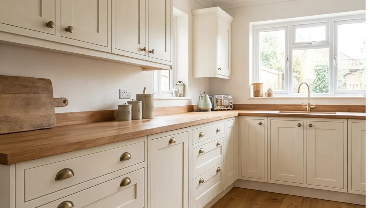 Shaker kitchen installation in Binley — finished result