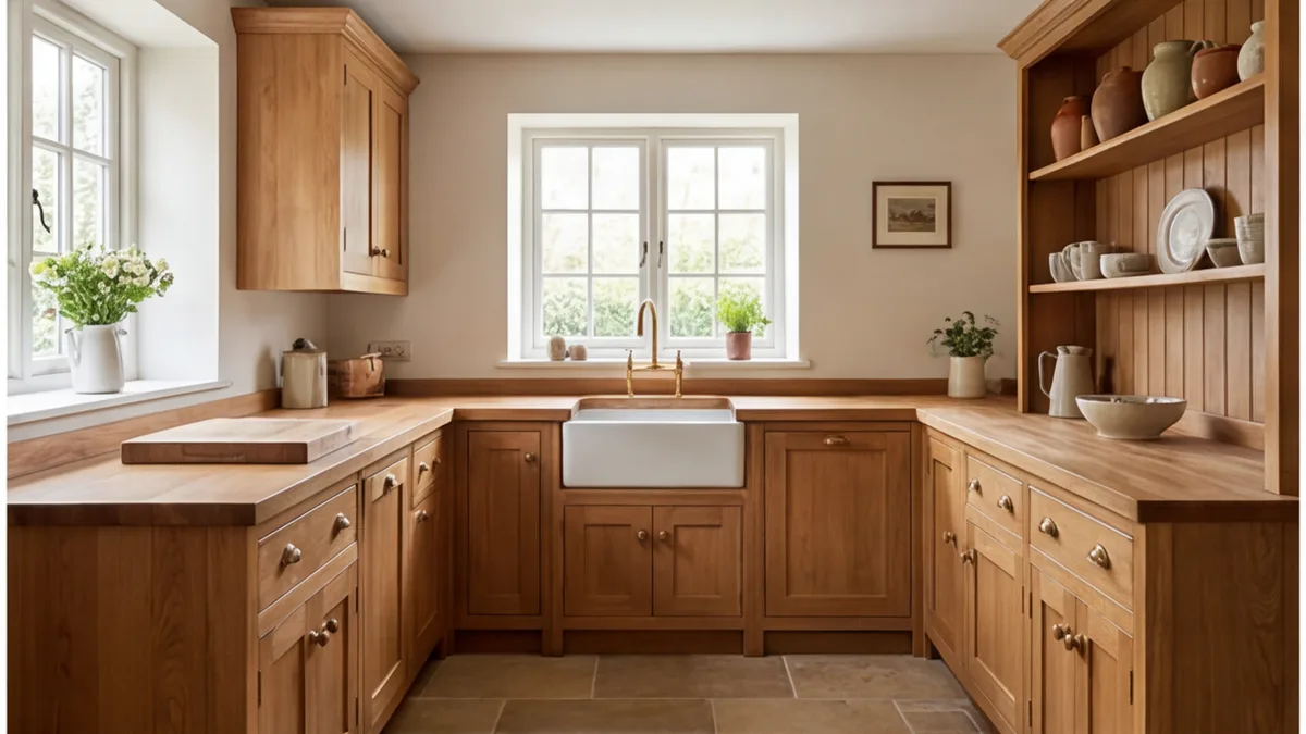 Completed Solid Wood kitchen in Allesley by Install My Kitchen