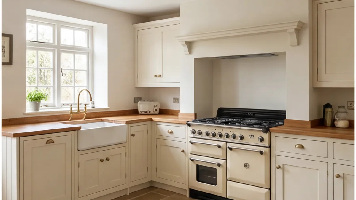 Traditional kitchen installation in Binley — finished result